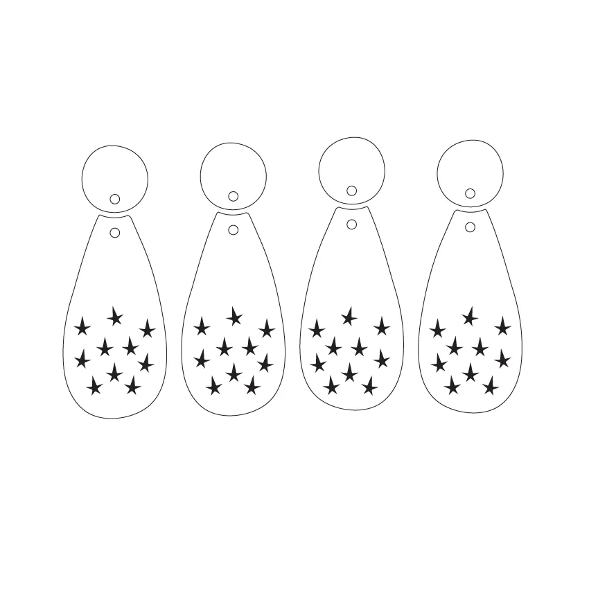 © Juggler Drops - 2 pair Set