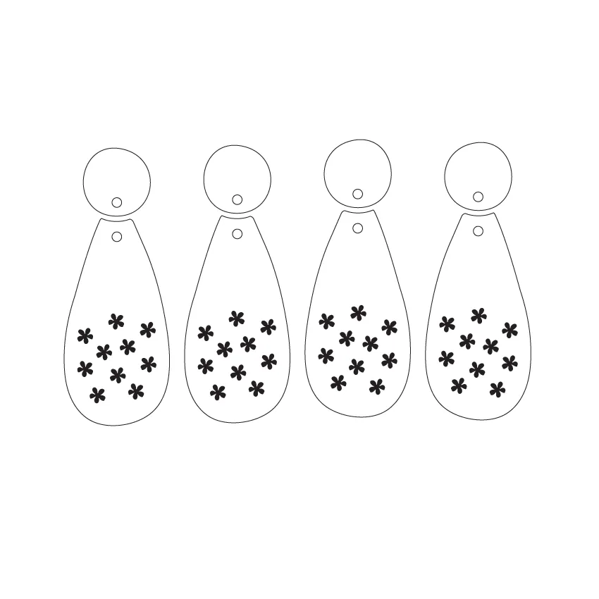 © Juggler Drops - 2 pair Set