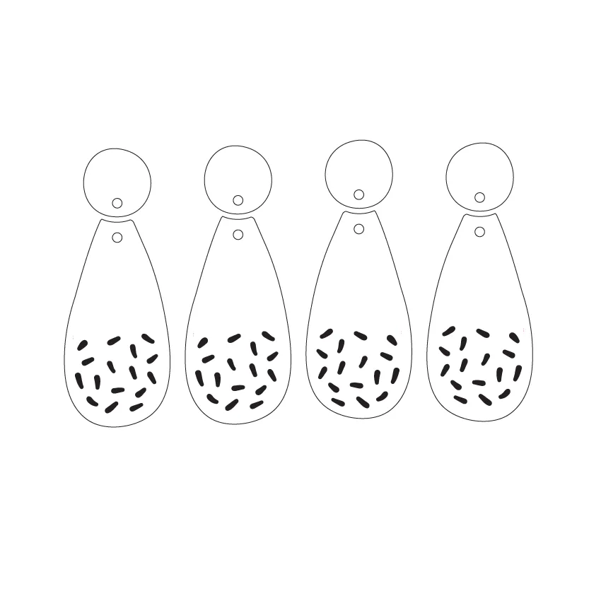 © Juggler Drops - 2 pair Set