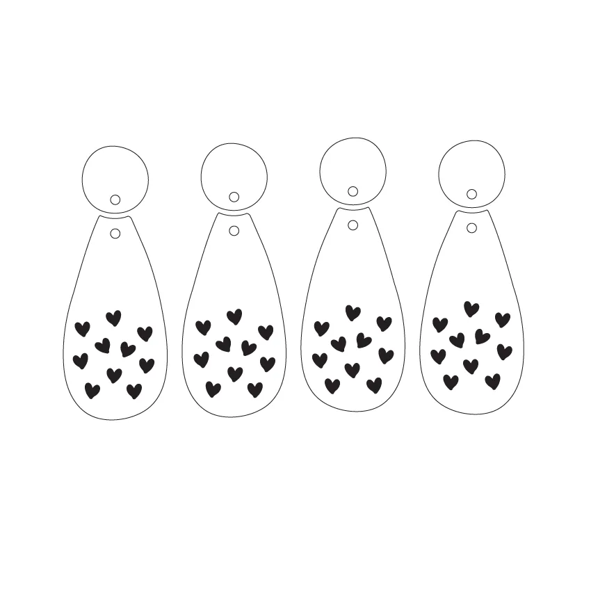 © Juggler Drops - 2 pair Set