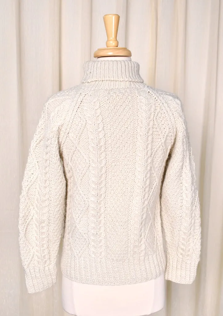 1960s Irish Cream Wool Sweater