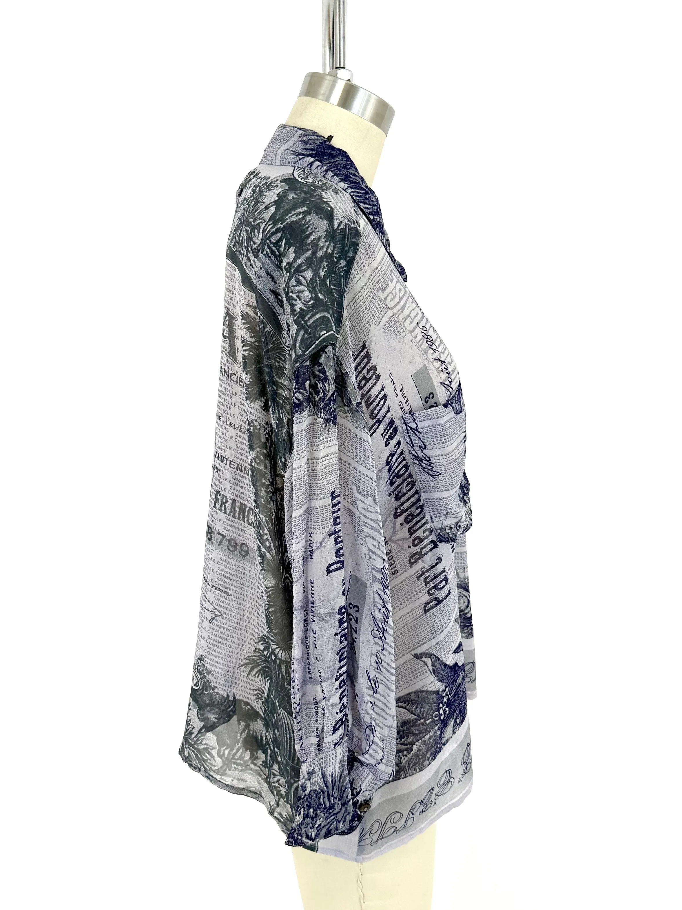 1986 Jean Paul Gaultier Pour Gibo Savana Shirt