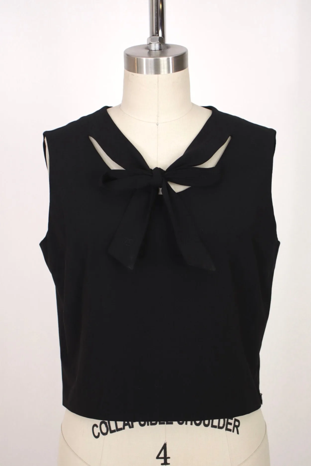 1999 Chanel Bow Tie Top