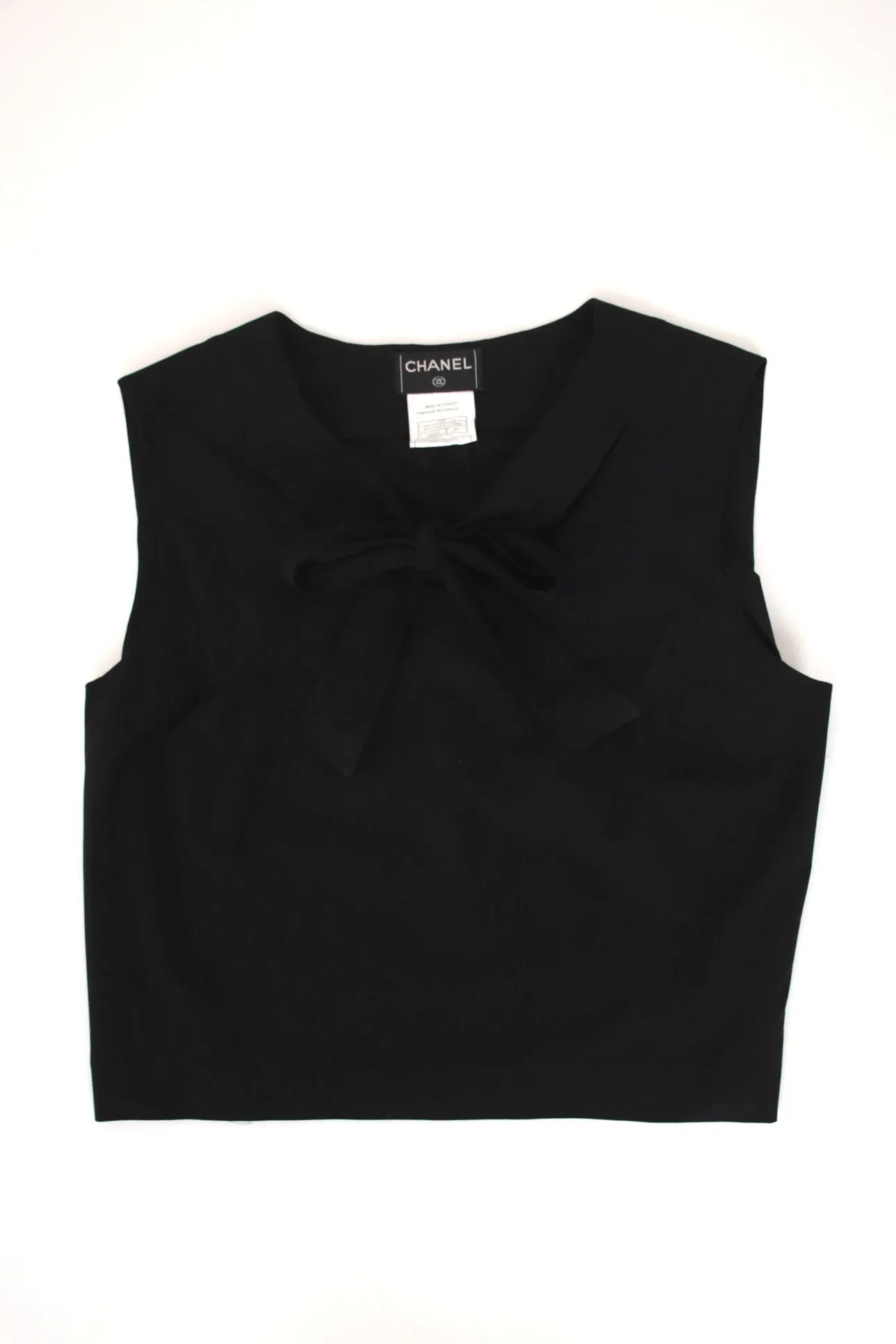 1999 Chanel Bow Tie Top