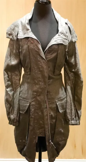 2 Ten Shimmer Zip/Snap Marshall Jacket