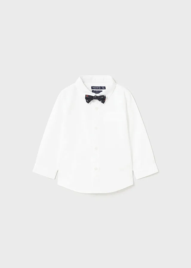 2Pc Dress Shirt & Bow Tie Set