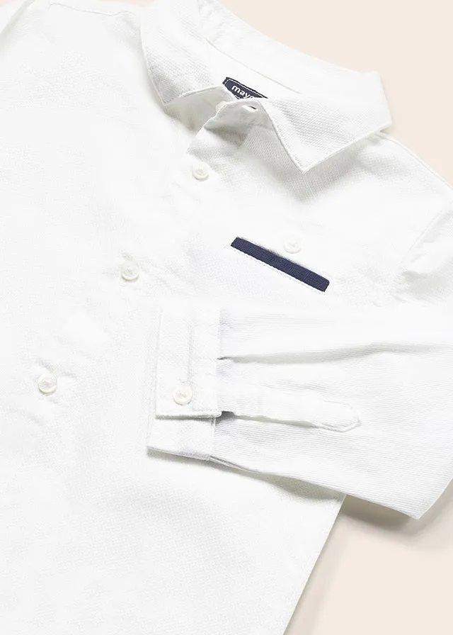 2Pc Dress Shirt & Bow Tie