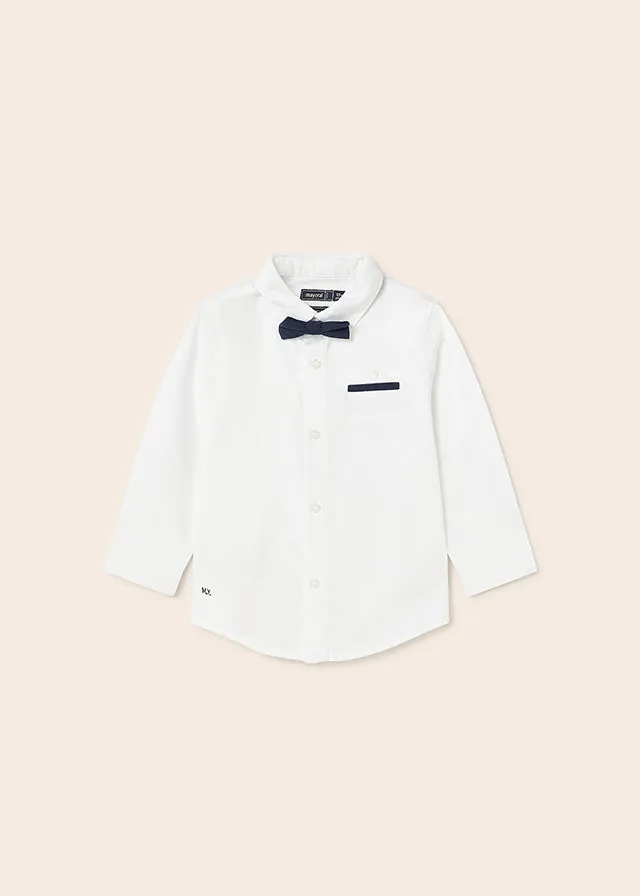 2Pc Dress Shirt & Bow Tie