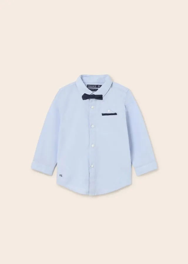 2Pc Dress Shirt & Bow Tie
