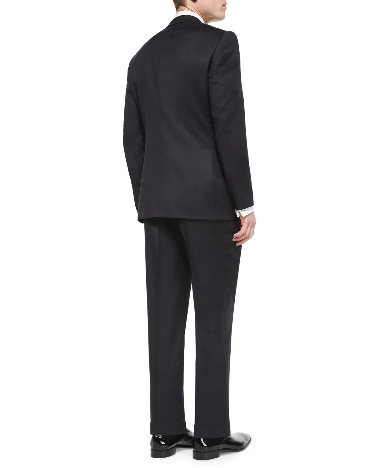 $3,995 ERMENEGILDO ZEGNA -"MICRONSPHERE MILA" PEAK LAPEL Tuxedo - 42R