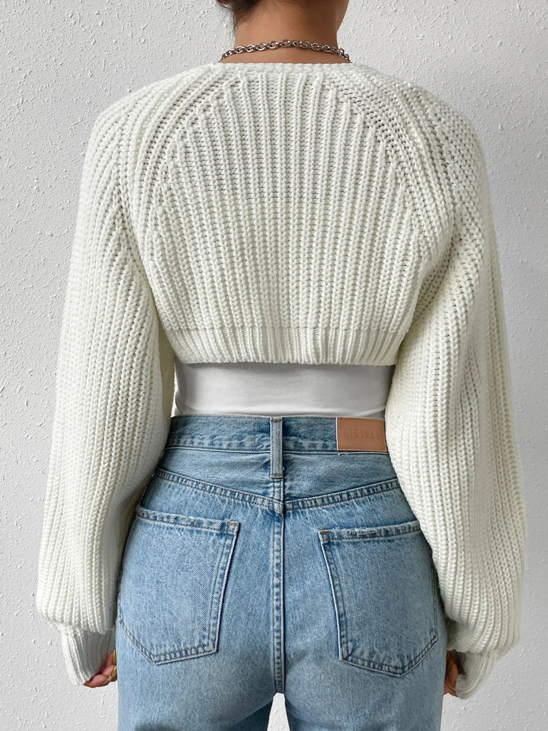 A Little Chill Cropped Cardigan