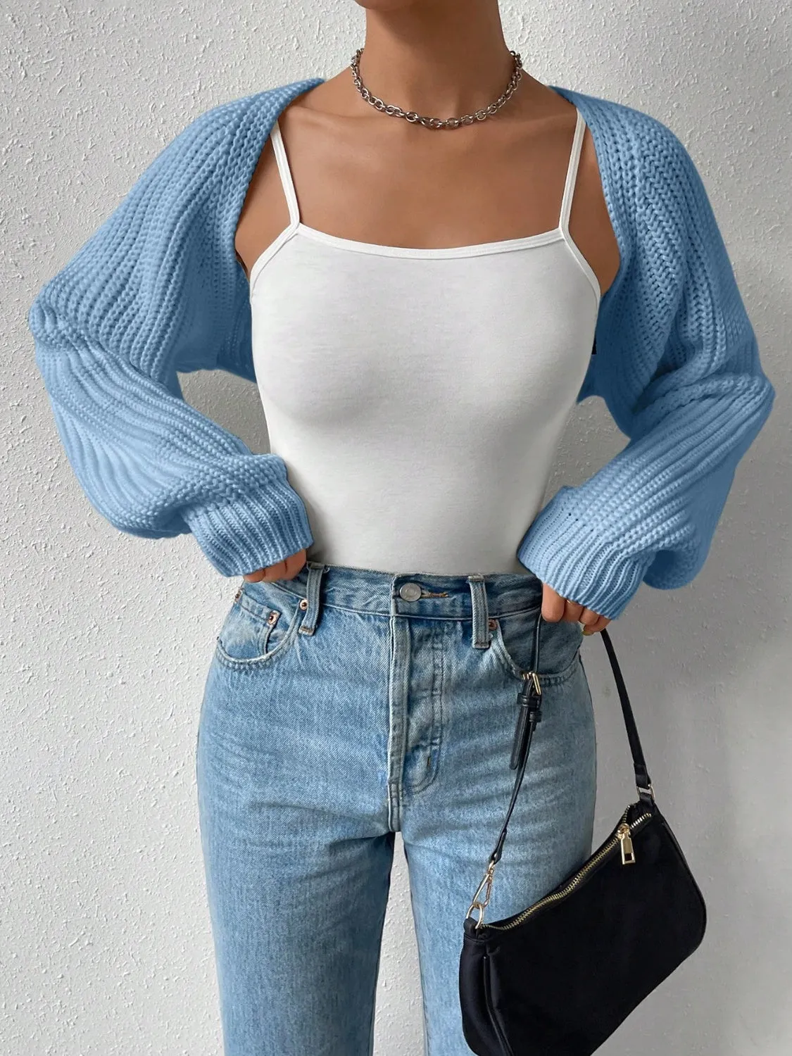 A Little Chill Cropped Cardigan