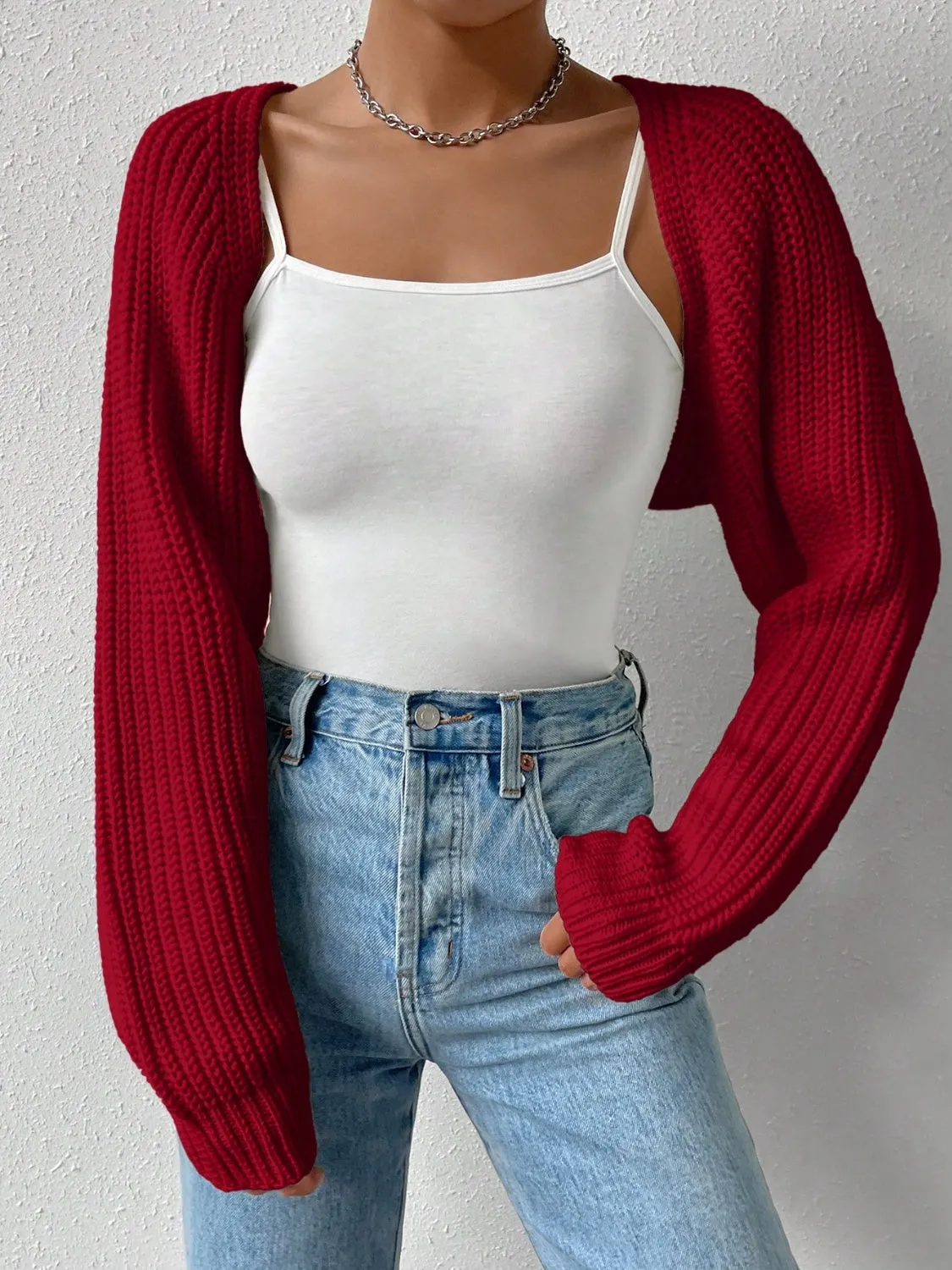 A Little Chill Cropped Cardigan