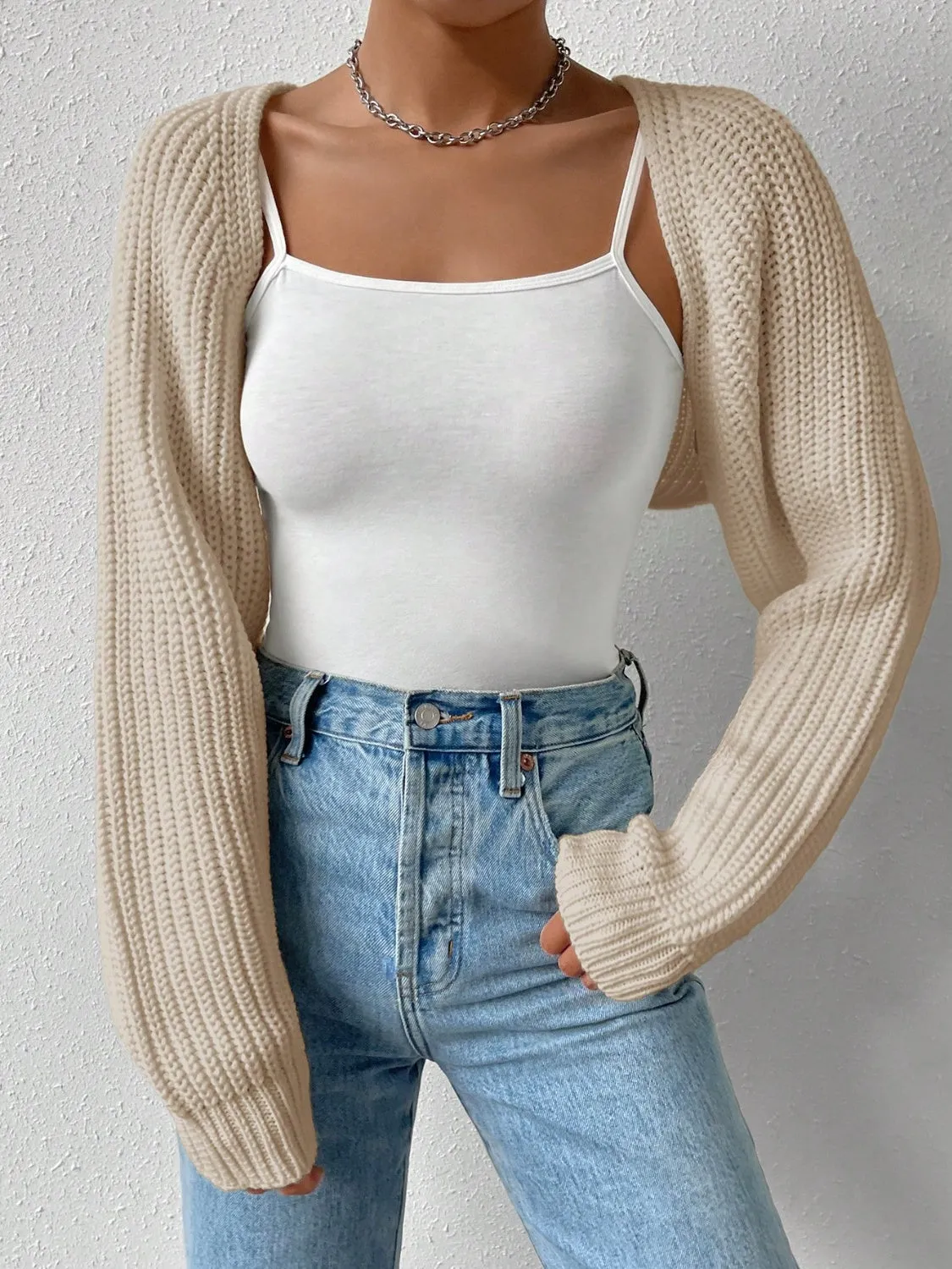 A Little Chill Cropped Cardigan