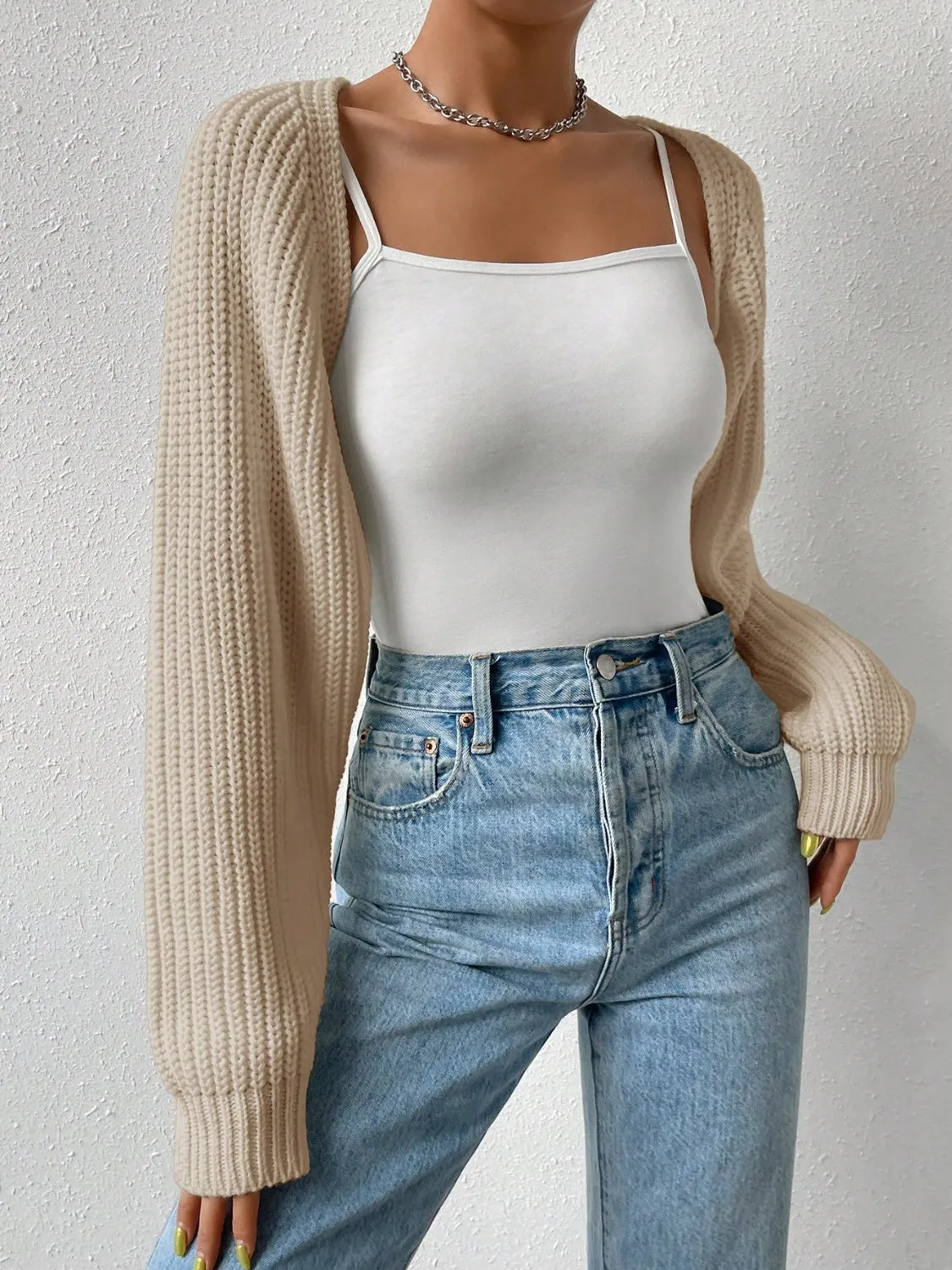 A Little Chill Cropped Cardigan