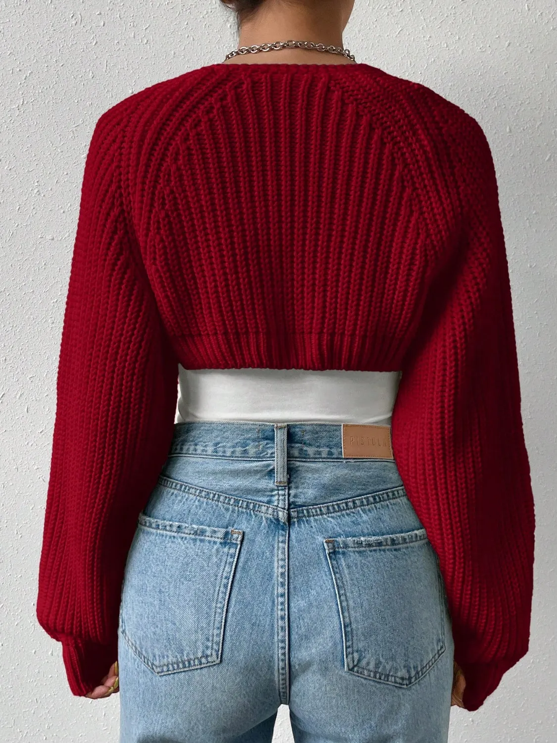 A Little Chill Cropped Cardigan