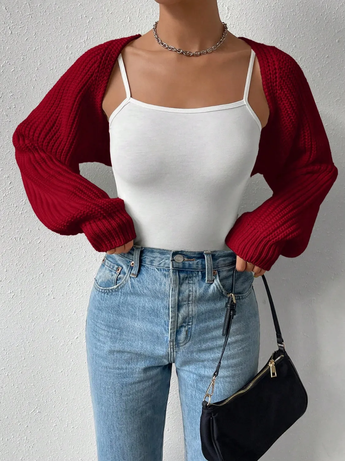 A Little Chill Cropped Cardigan