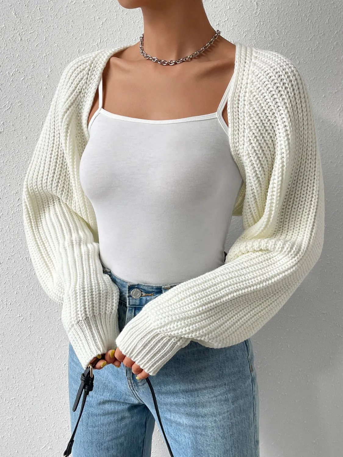 A Little Chill Cropped Cardigan