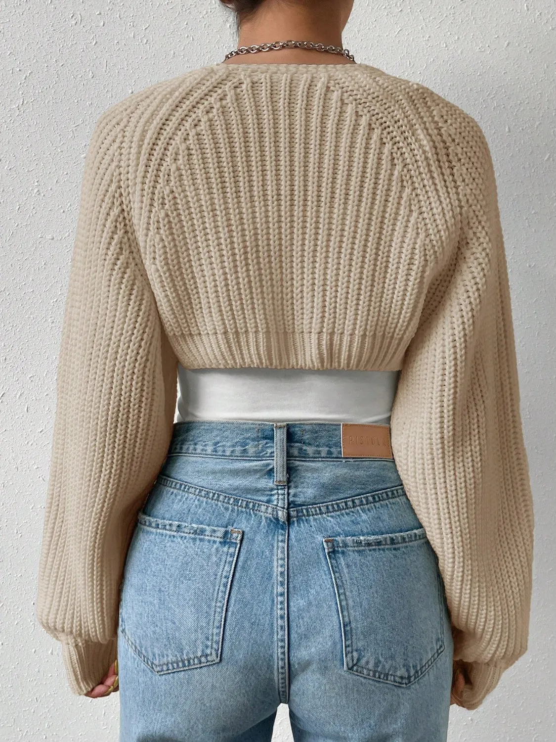 A Little Chill Cropped Cardigan