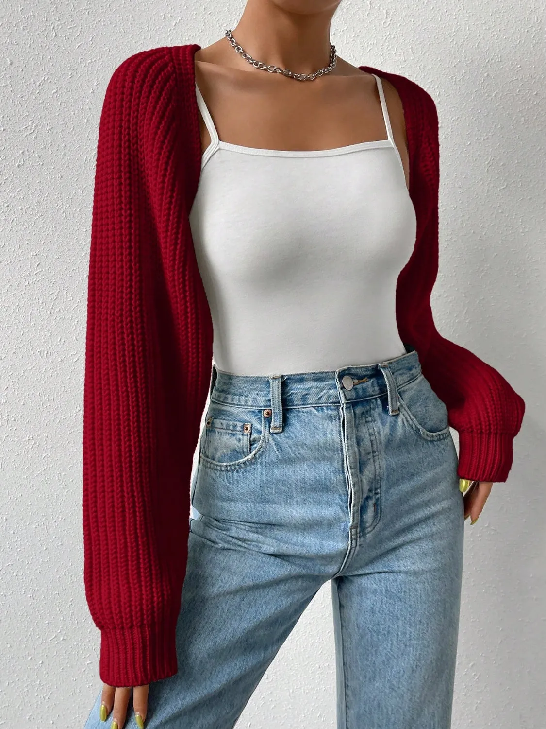 A Little Chill Cropped Cardigan