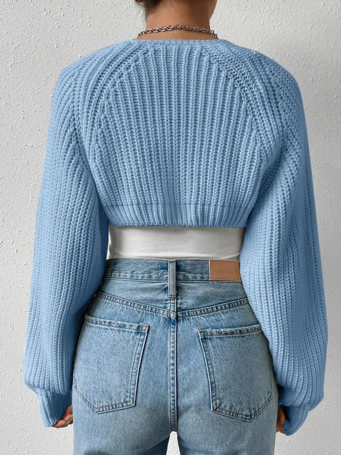 A Little Chill Cropped Cardigan