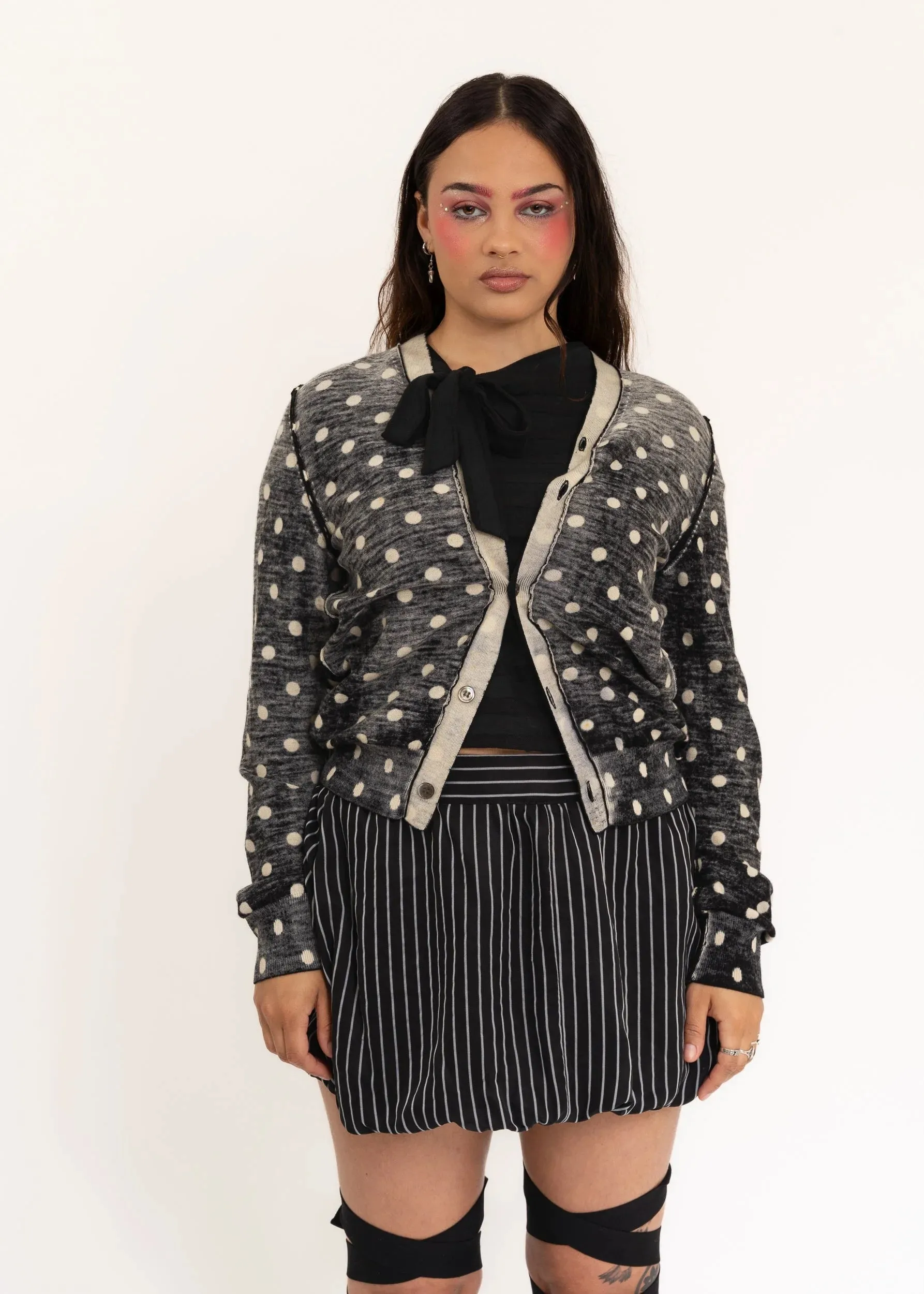 AD2010 “Inside Out" Wool Cardigan