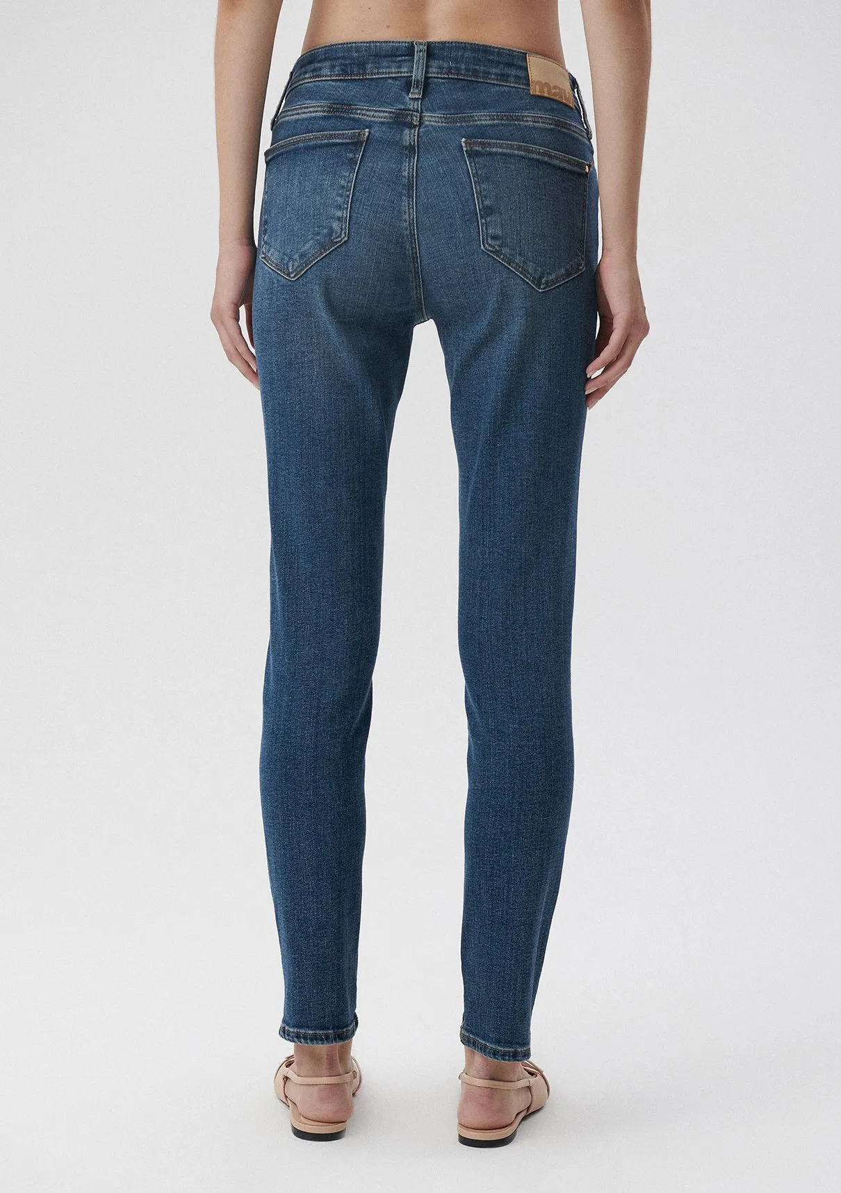Ada Mid Shaded Denim Jean Pants