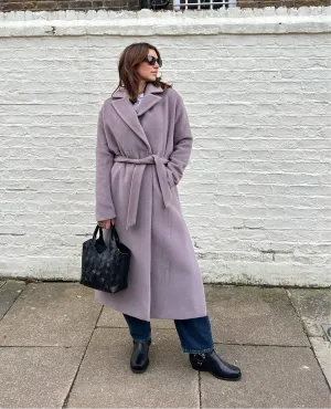 Alpaca Coat - Rose Stone