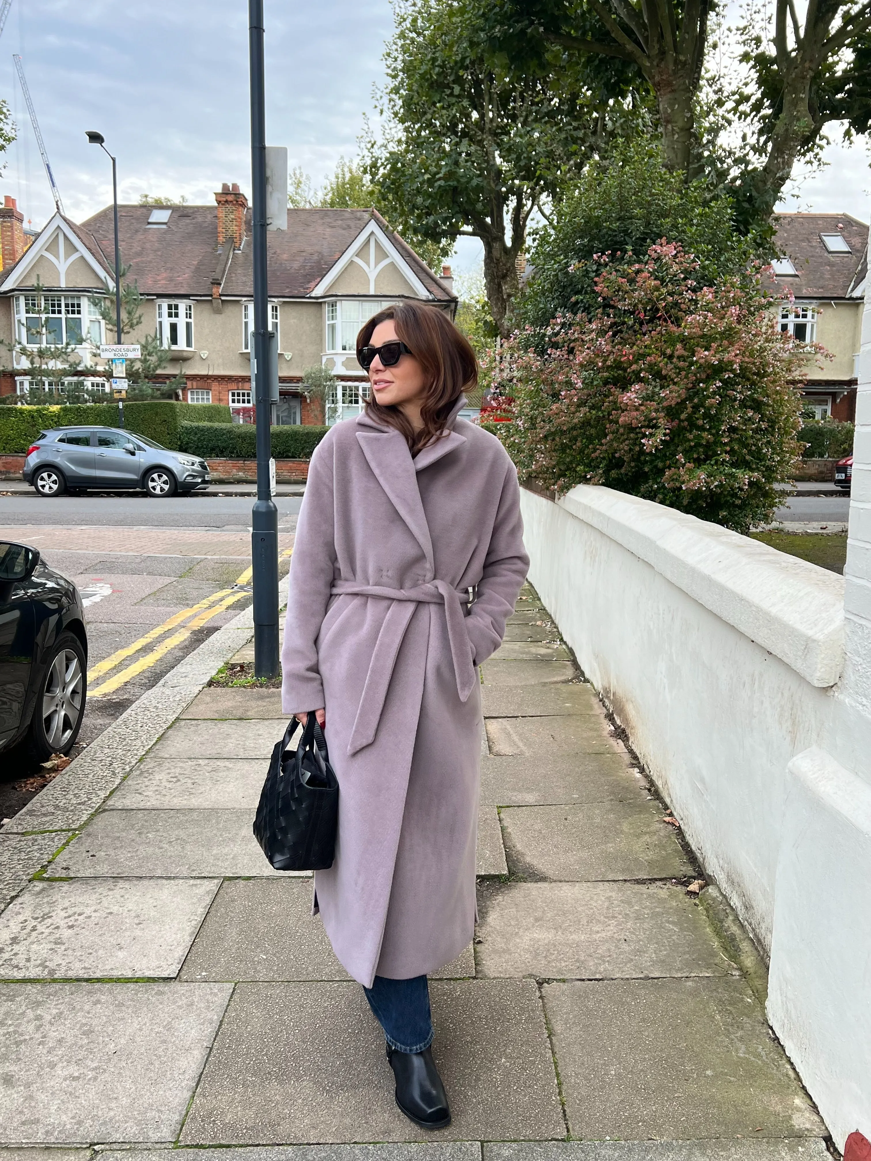 Alpaca Coat - Rose Stone