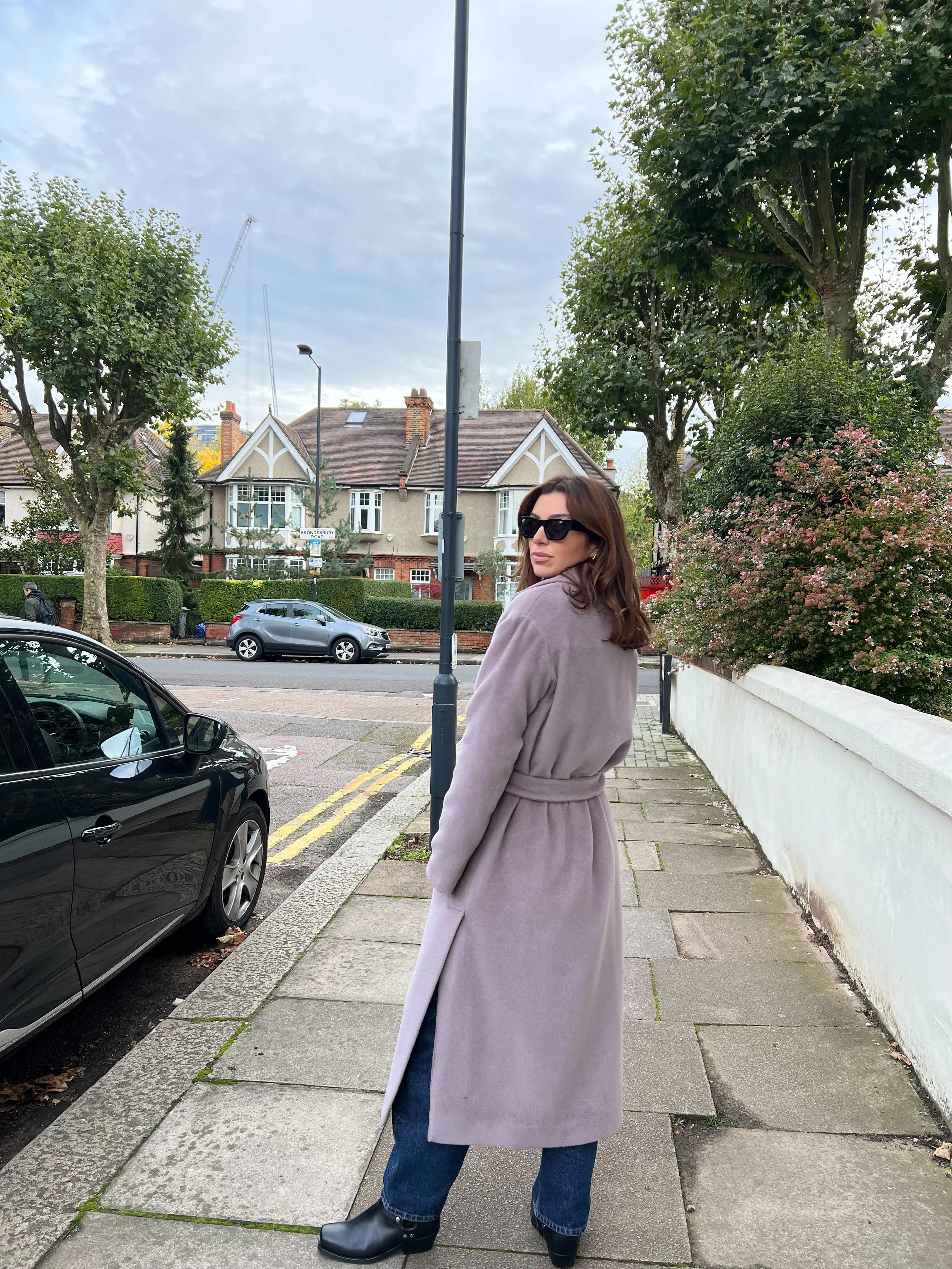 Alpaca Coat - Rose Stone