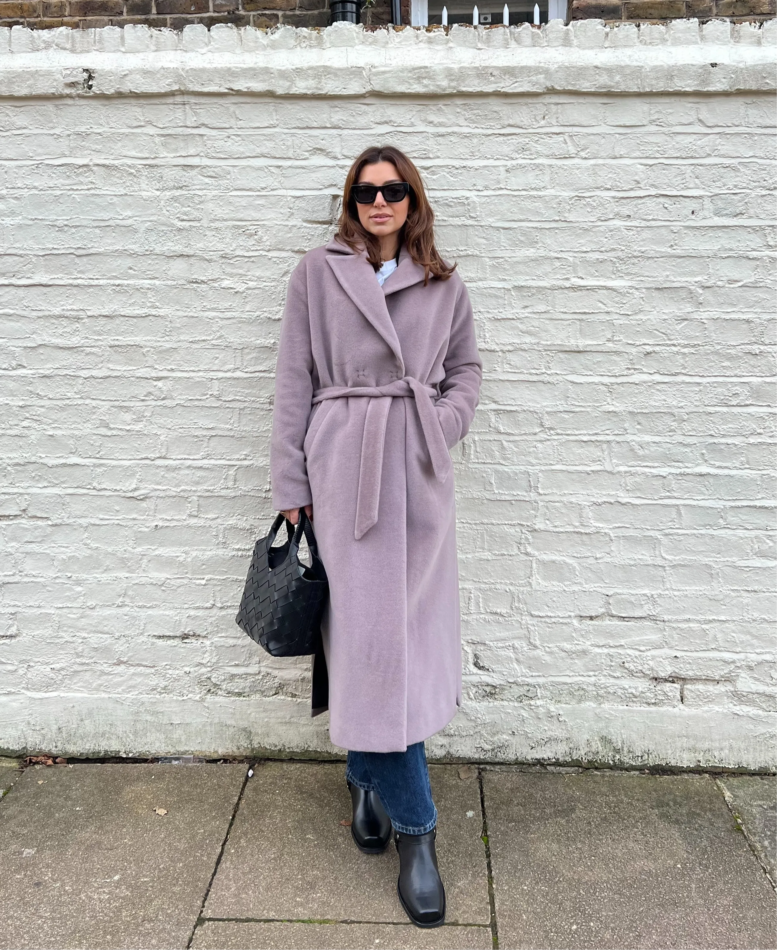 Alpaca Coat - Rose Stone