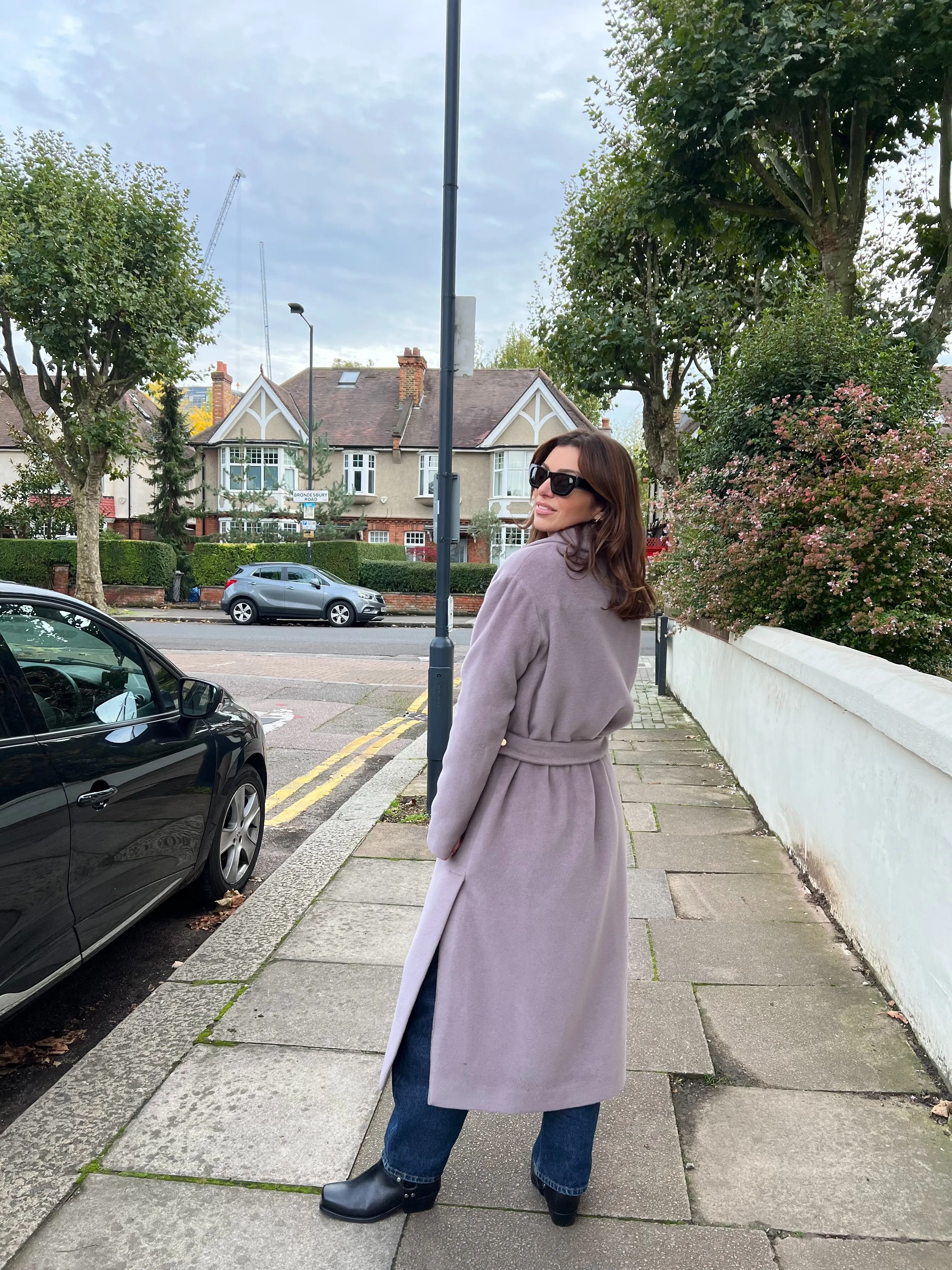 Alpaca Coat - Rose Stone