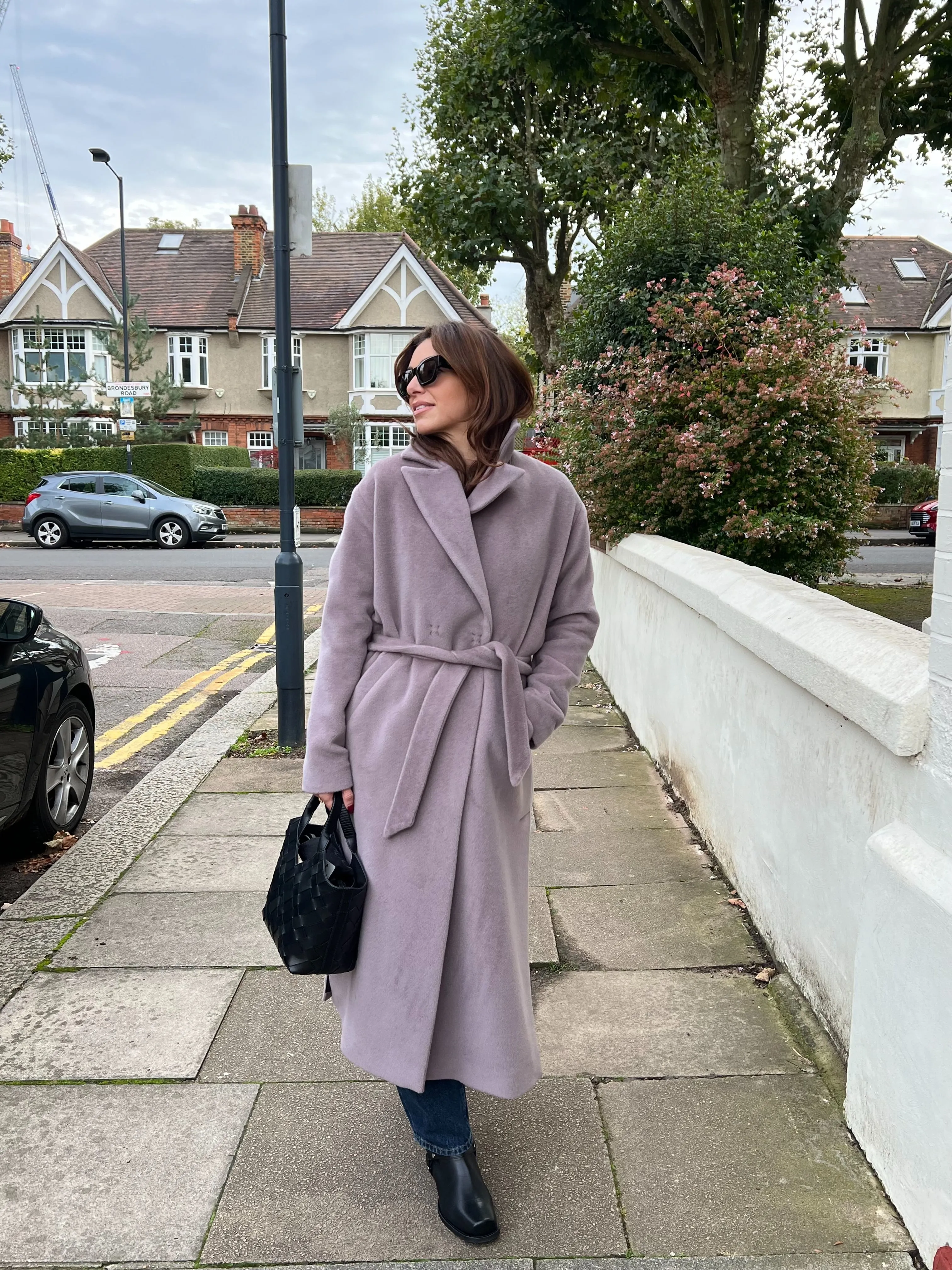 Alpaca Coat - Rose Stone