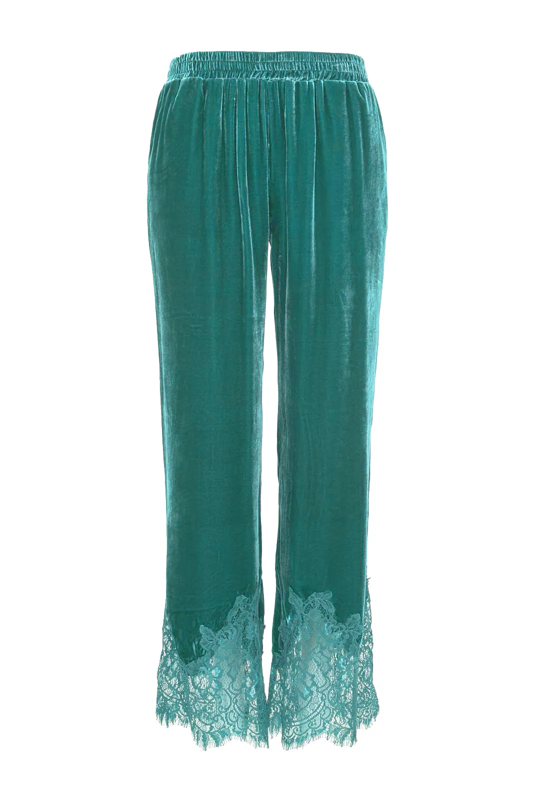 Anastasia Lace Velvet Pants