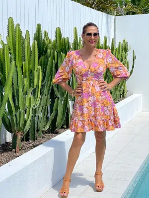 Annalise Dress - Retro Floral