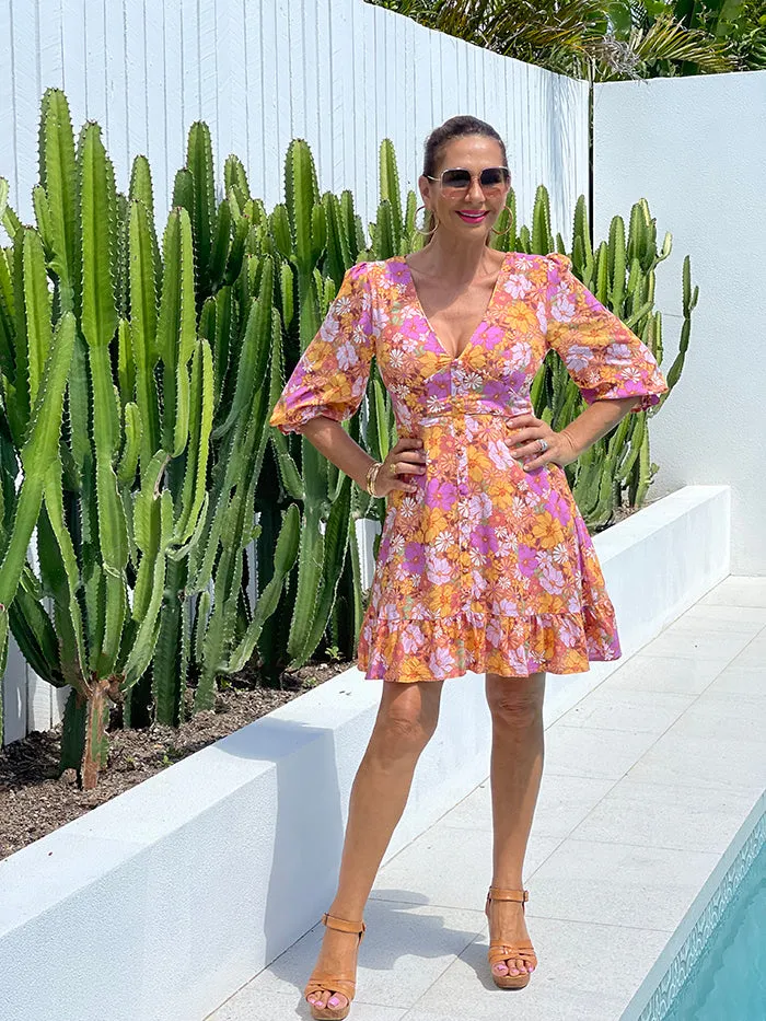 Annalise Dress - Retro Floral