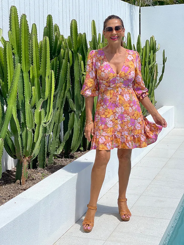 Annalise Dress - Retro Floral