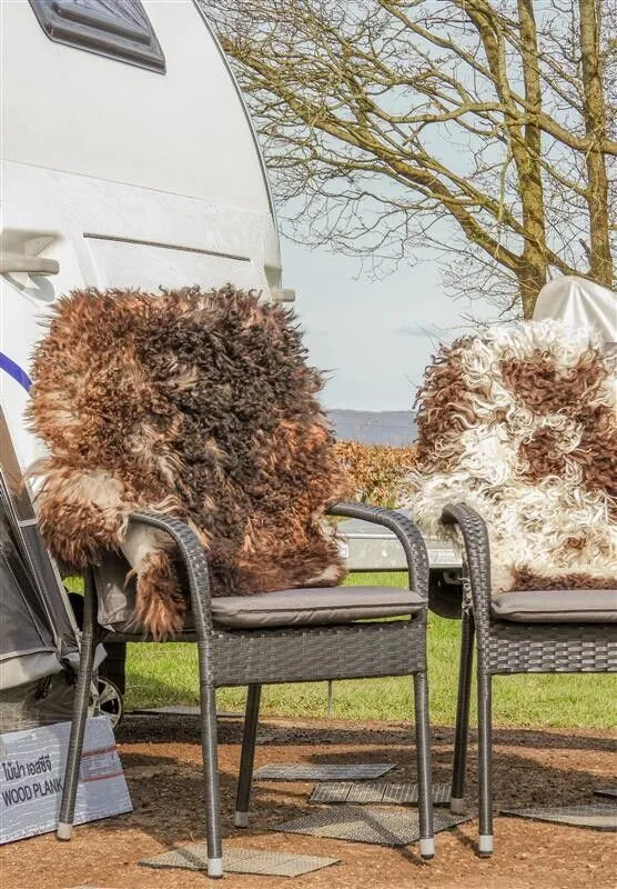 Austrian Sheepskin | Curly | Natural Colors | 90 cm