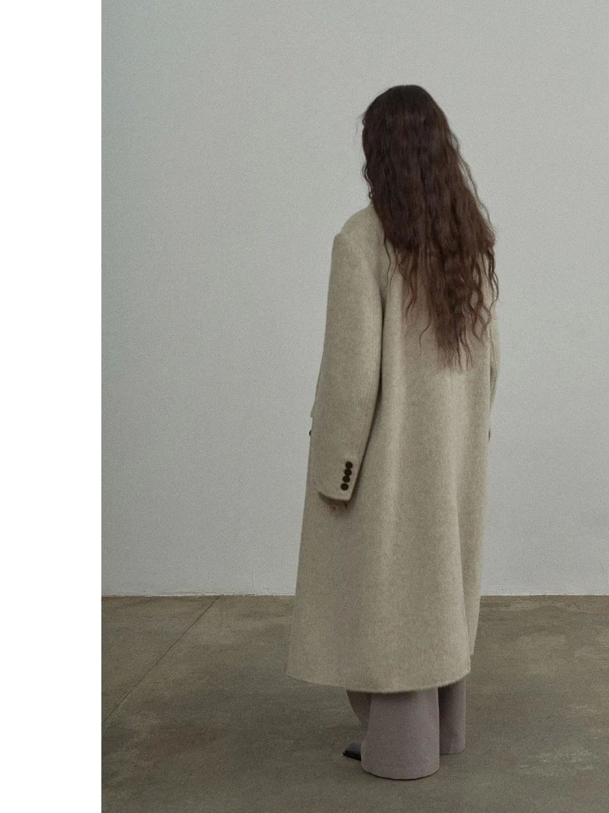 Autumn and Winter Handmade Wool Coat