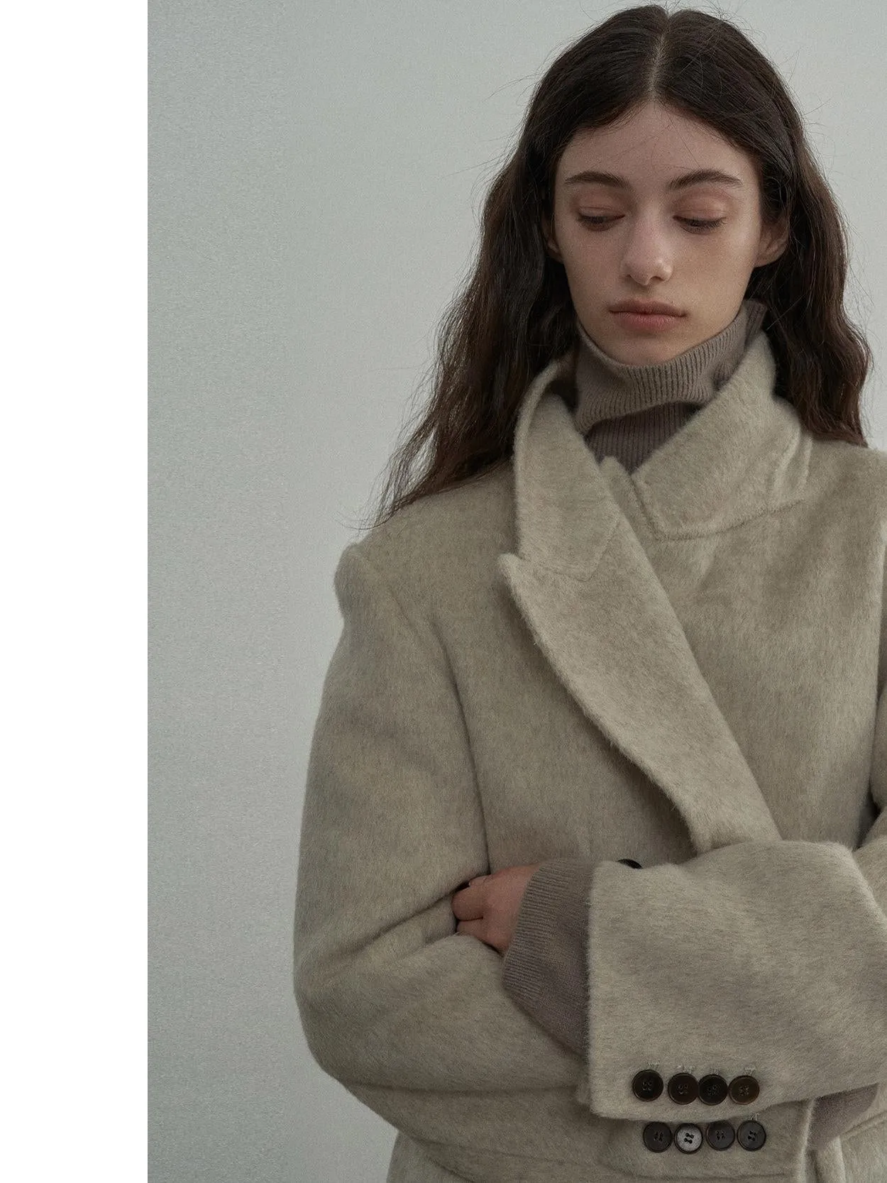 Autumn and Winter Handmade Wool Coat