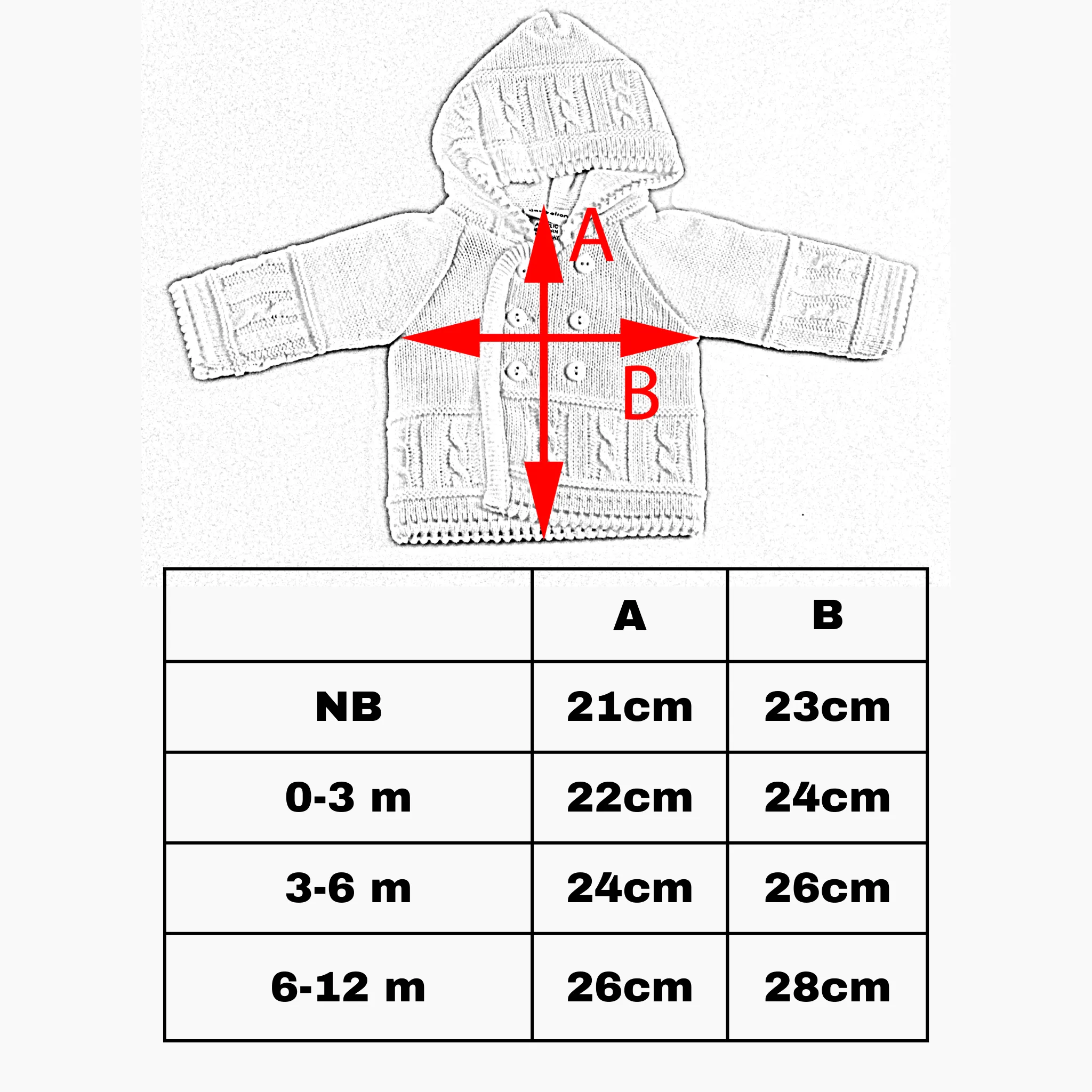 Baby Knitted Jacket - Blue