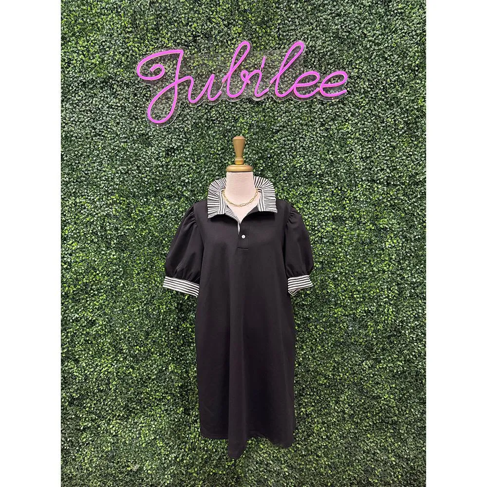 Bermuda Black Polo Dress