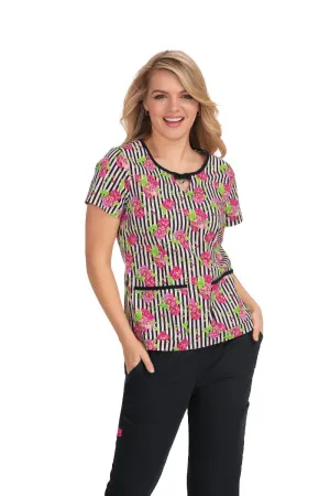 Betsey Johnson Scrub Top Prints Clearance Sale
