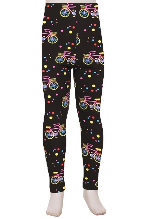 Bike Ride Kids Spring Leggings