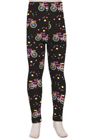 Bike Ride Kids Spring Leggings