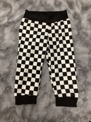 Black and white Checkered Pants