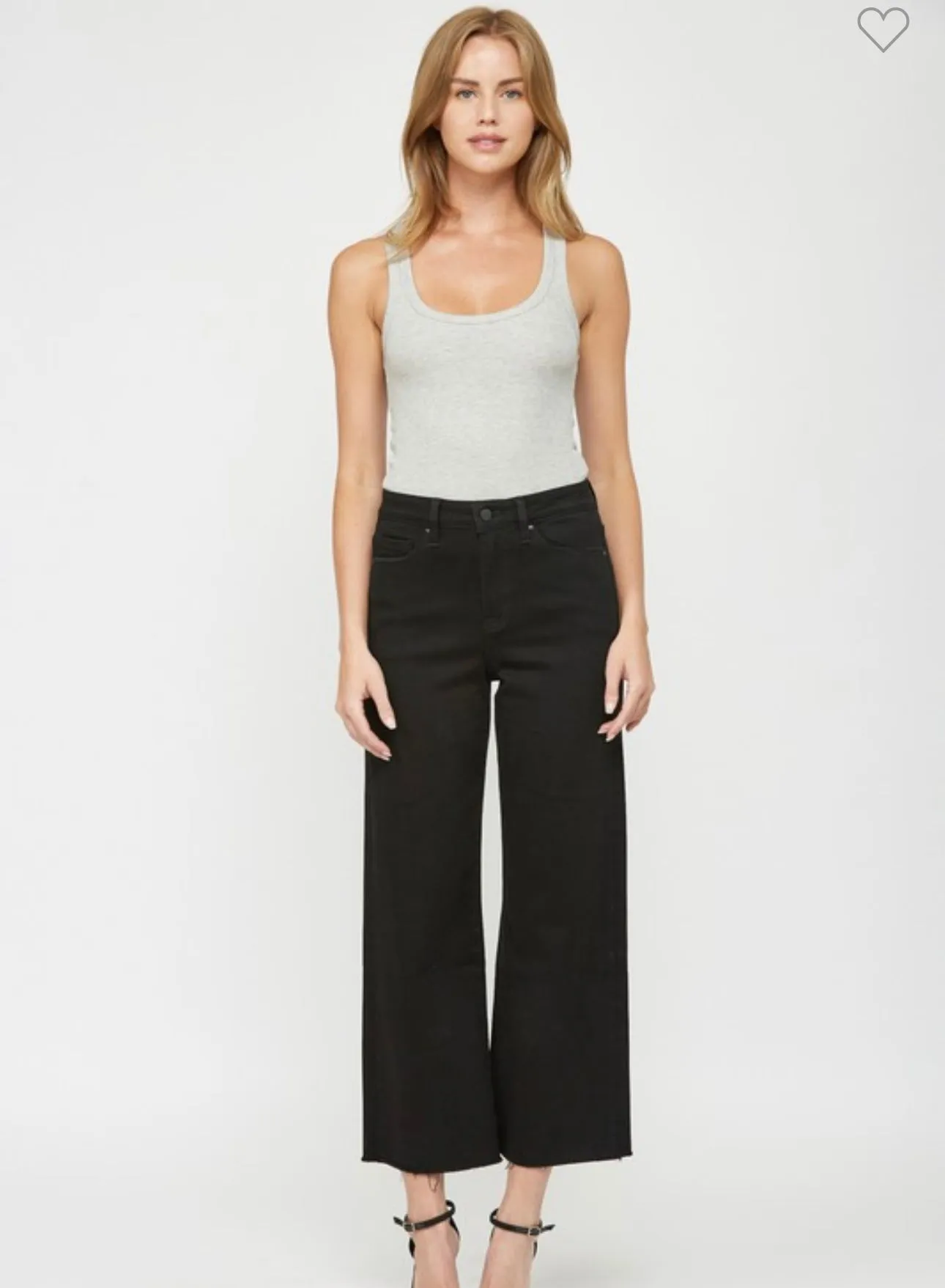 Black Wide Leg Jeans