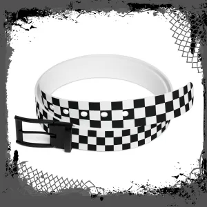 BLK/WHT Checkered Belt