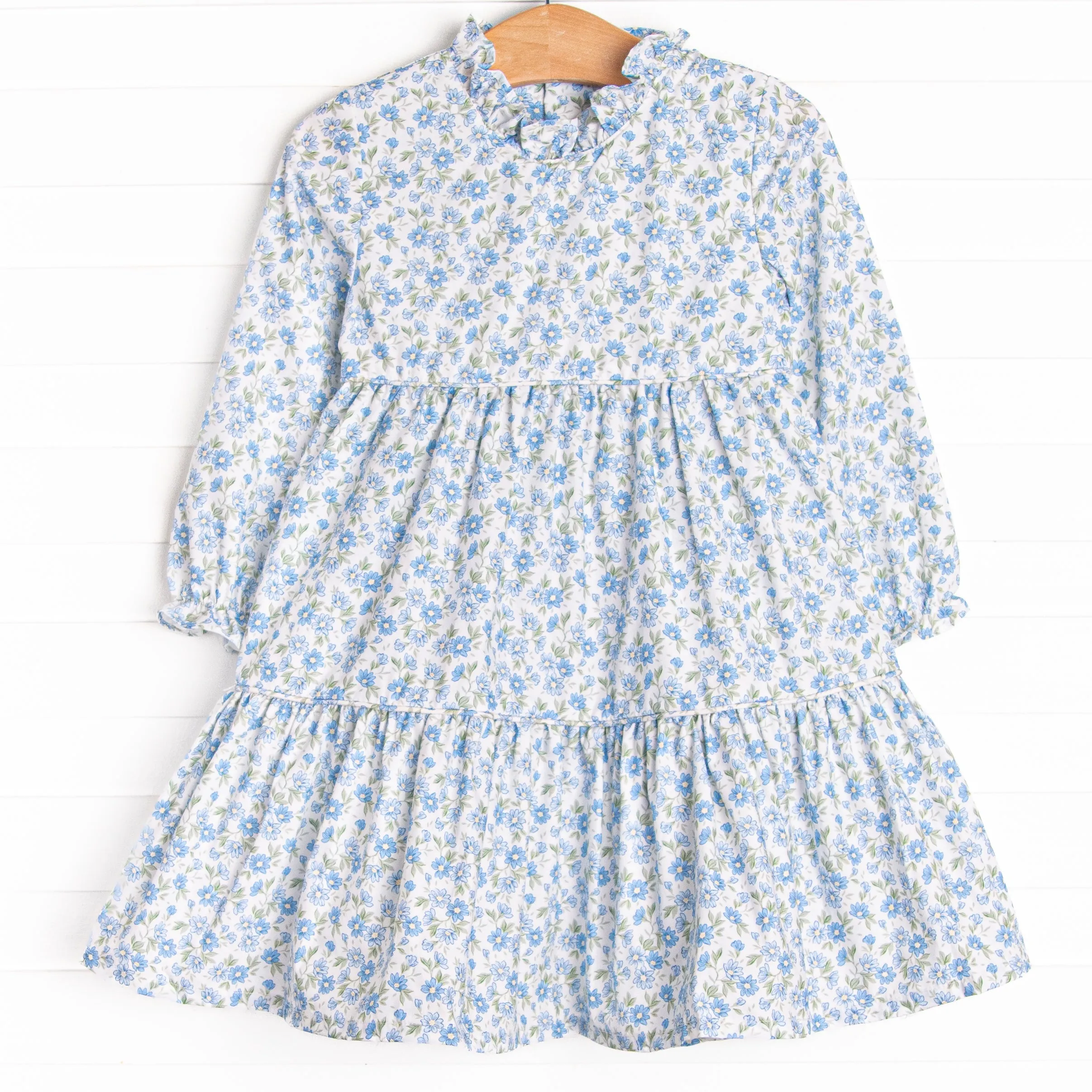 Blue Berry Blooms Dress, Blue