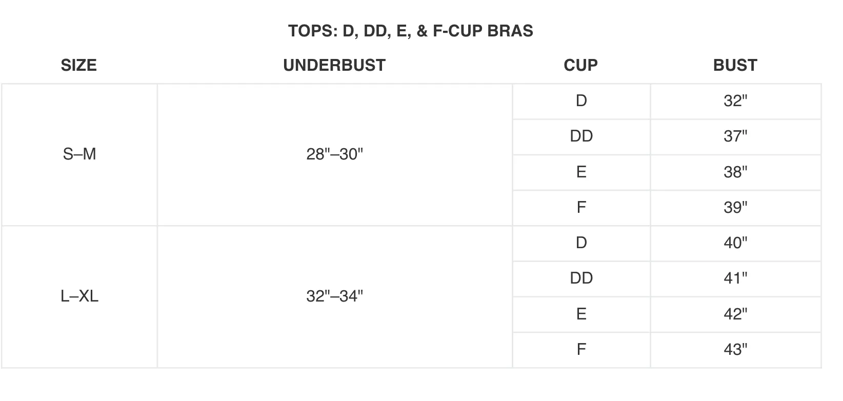 Body Glove Smoothies Solo D/DD/E/F-Cup Bikini Top